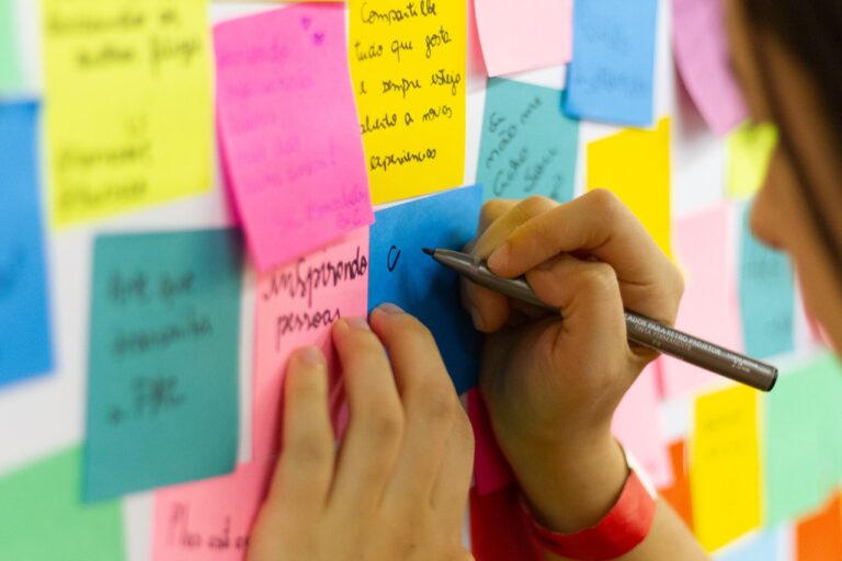 Improvement ideas on postit notes